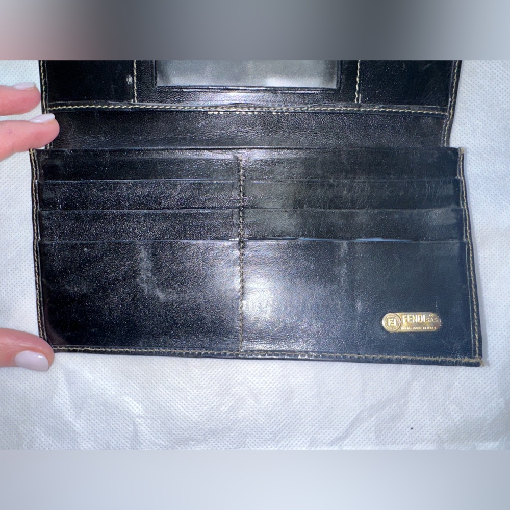 FENDI Zucca Wallet | Made in Italy | Authentic Vintage | Great condition! - Picture 12 of 13